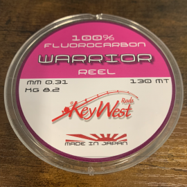 Key West F.C. WARRIOR 0,31mm 8,0kg 130mt FLUOROCARBON 100% Made in Japan